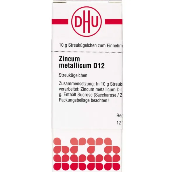 ZINCUM METALLICUM D 12 Globuli 10 g