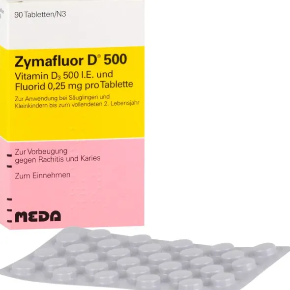 ZYMAFLUOR D 500 Tabletten 90 St