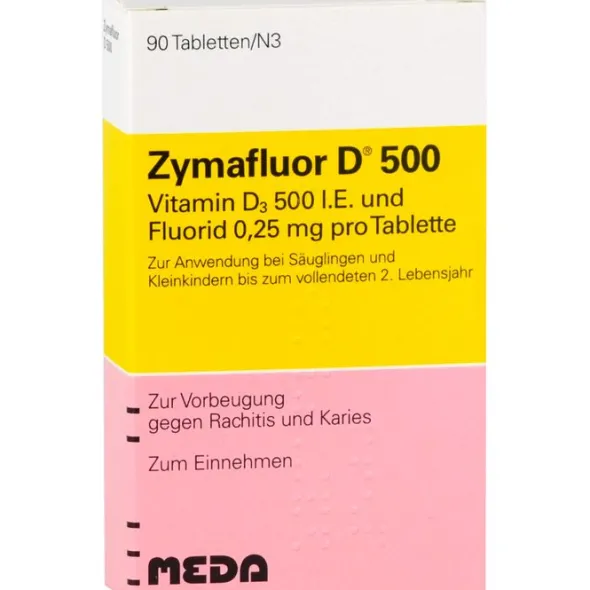 ZYMAFLUOR D 500 Tabletten 90 St